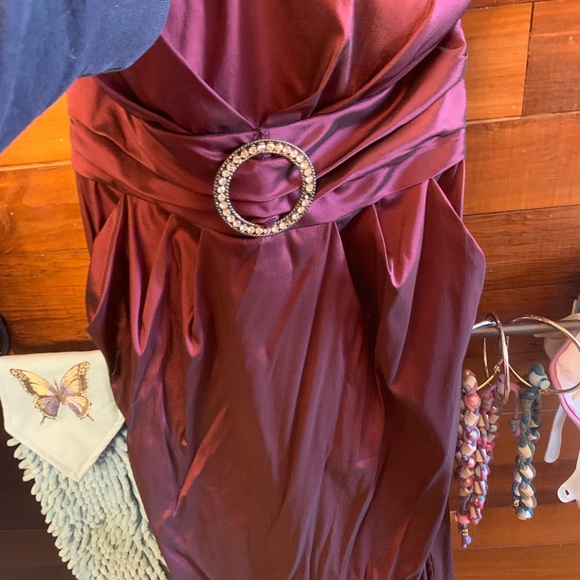 Retro bridesmaids dress , size 12 with boning - Picture 2 of 6